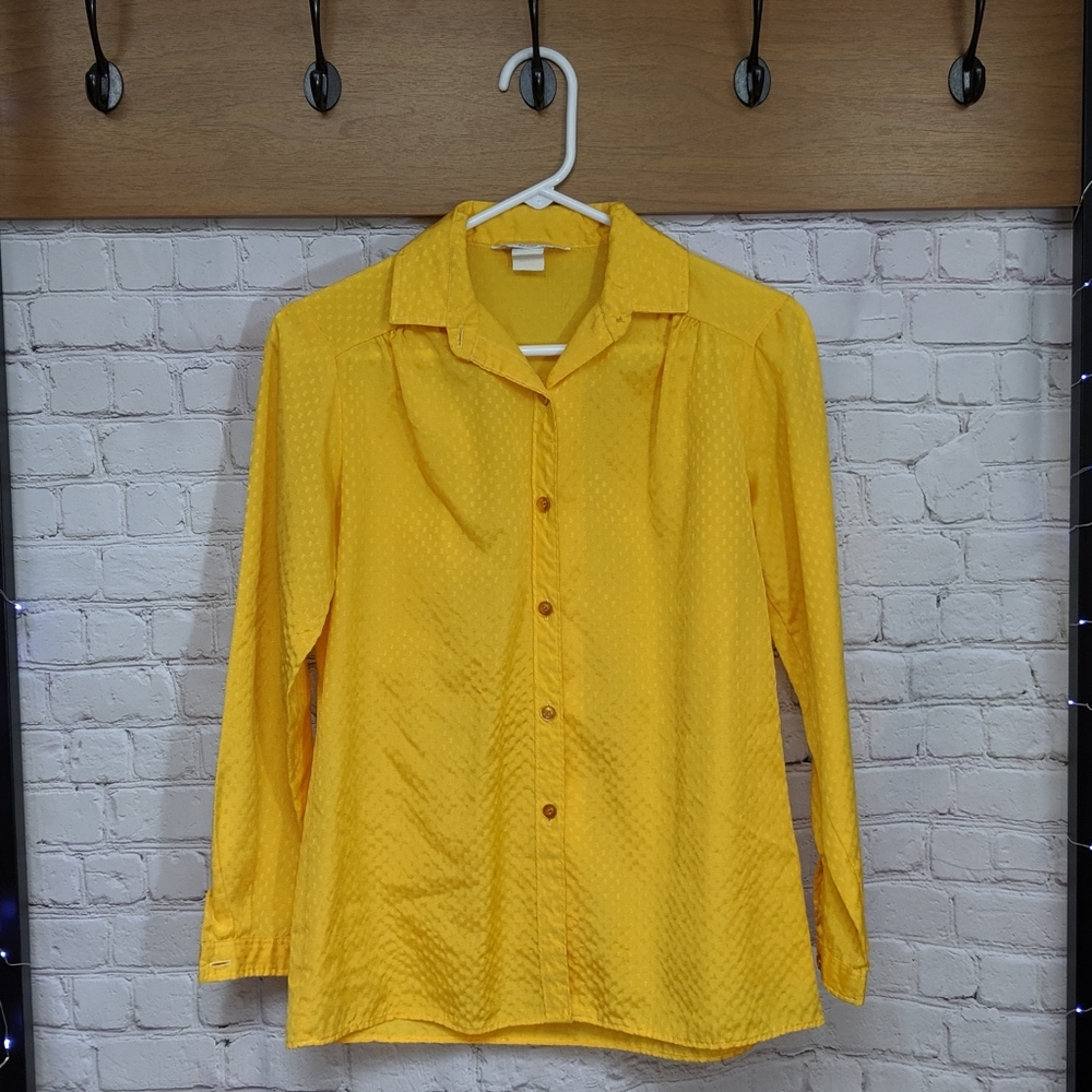 Vintage button up blouse